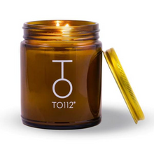  Lit TO112 Candle with gold lid